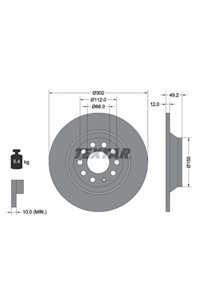 Krieger Disc Frana Audi A6 C6 Audi (Faw) A6L C6