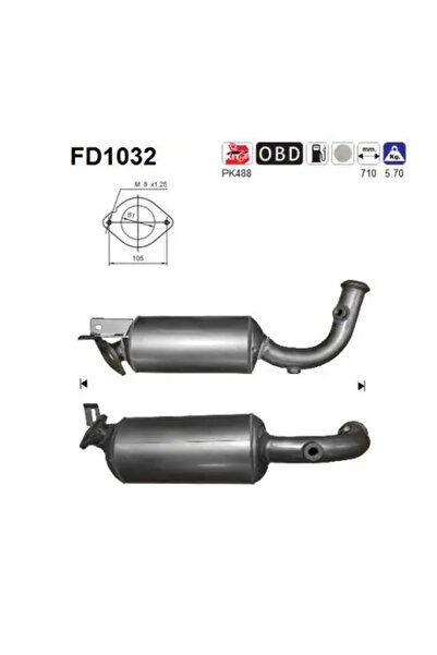As Filtru Funingine/Particule Sist.De Esapament Nissan Primastar