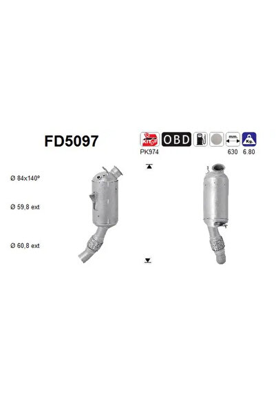 As Filtru Funingine/Particule Sist.De Esapament Bmw 3/X1