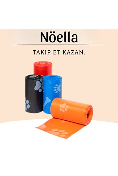 Noella حقيبة جمع فضلات الحيوانات الأليفة، 4 قطع | أكياس فضلات القطط والكلاب |...