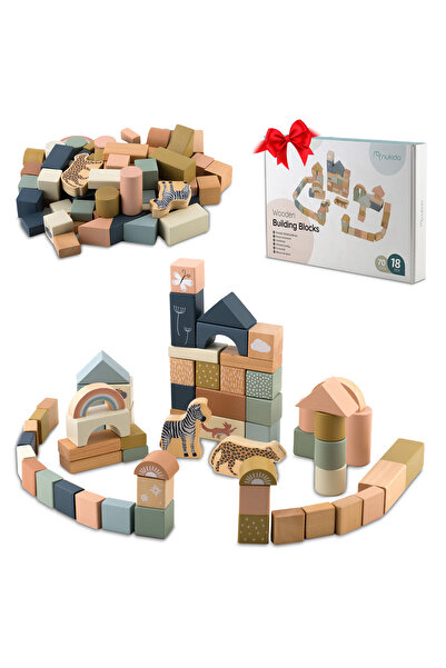 Other NK-858 Nukido Wooden Building Blocks