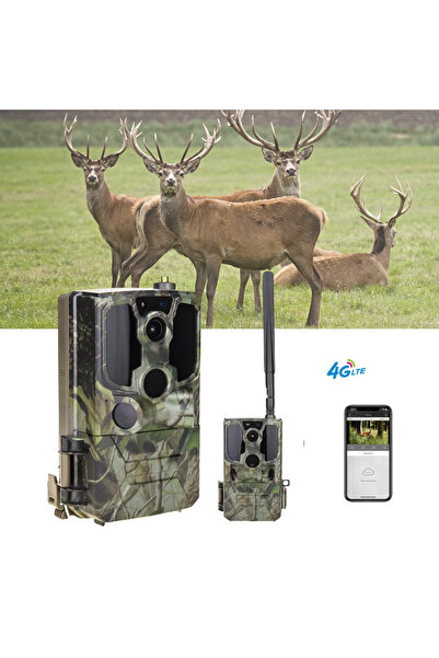 Taggo Cameră de vânătoare WISTINO 4G, 14MP, video 2.7K, declanșare 0.4s, rază de acțiune PIR 20m