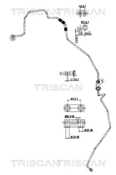 TRISCAN Conducta Presiune Variabila Aer Conditionat Toyota Avensis