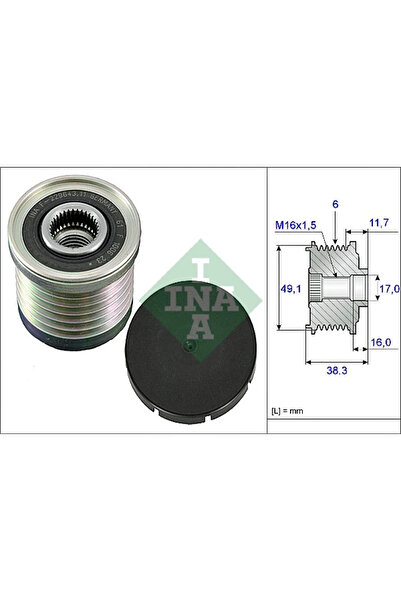 FAG Sistem Roata Libera Generator Mitsubishi Carisma/Space Star Microbus Rena...