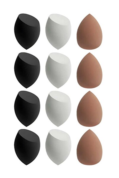 TRENZ مجموعة إسفنجات مكياج فائقة النعومة من 12 قطعة