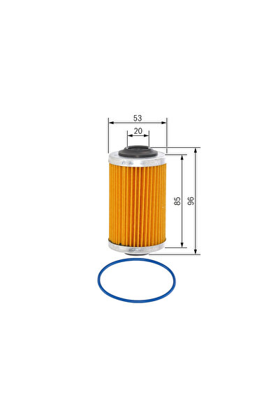 Bosch Filtru Ulei Alfa Romeo 159/Brera/Spider Cadillac Bls/Cts/Srx
