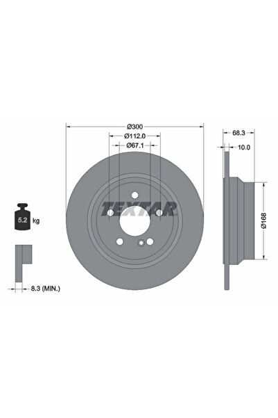 Krieger Disc Frana Mercedes-Benz Cls/E-Class Mercedes-Benz (Bbdc) E-Class