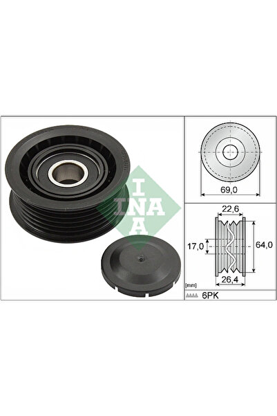 FAG Rola Ghidare/Conducere Curea Transmisie Audi A4 B5/A6 C5/A6 C7 Dodge Aven...