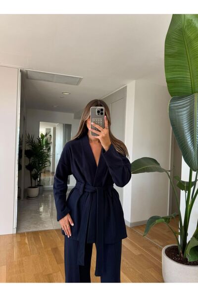 EGZOTİK ASORTİK Thessaloniki Belted Kimono Pants Set