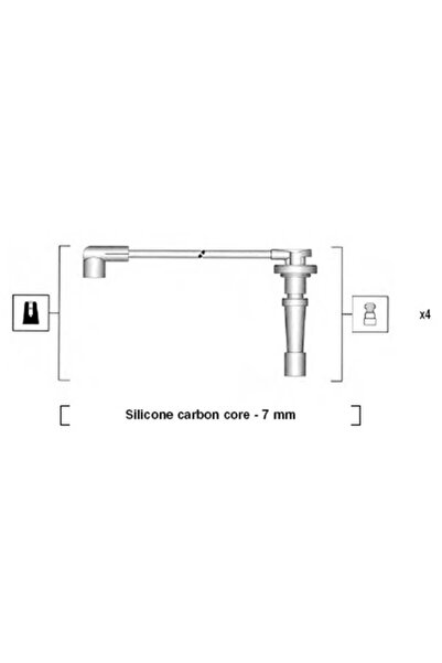 MAGNETI MARELLI Set Cablaj Aprinder Honda Cr-5 1/Integra Cupe