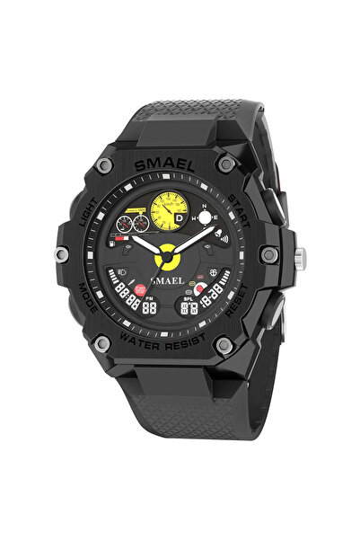 SMAEL Men's Wristwatch Sport Casual Fashion Analog Quartz Black