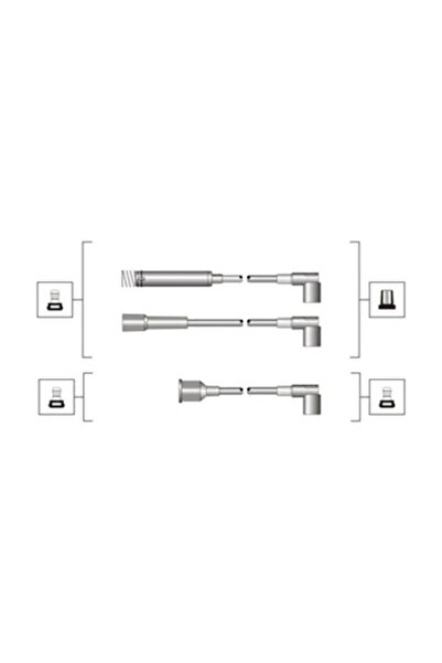 MAGNETI MARELLI Set Cablaj Aprinder Opel Astra F/Calibra A/Combo Autoutilitar...