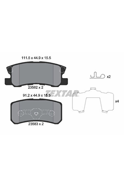 Krieger Set Placute Frana Frana Disc Chrysler Sebring Citroen C-Crosser