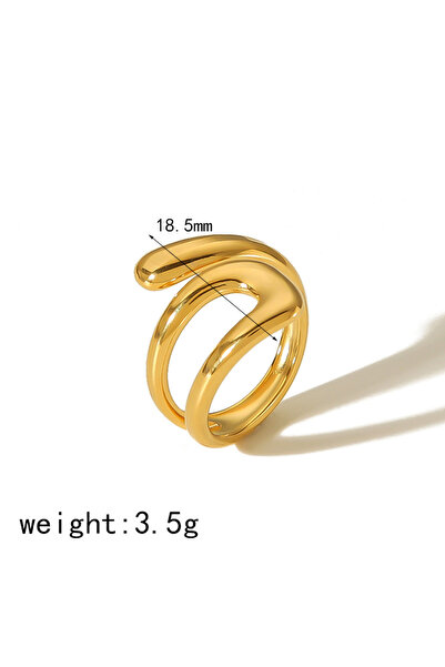 Choice خواتم كارليدانا الجديدة العصرية المصنوعة من الفولاذ المقاوم للصدأ المط...