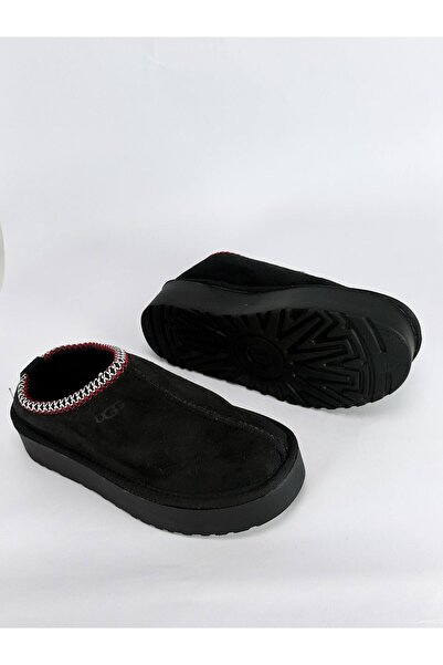 YAŞARYILDIZ AYAKKABI 1963 TEN BERİ Kadın Kışlık Kalın Taban İçi Kürklü Süet Terlik & Sabo Ev Terliği, Ayakkabısı