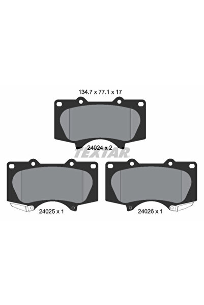 TEXTAR Set Placute Frana Frana Disc Lexus Gx Toyota 4 Runner 5/Fj Cruiser/For...