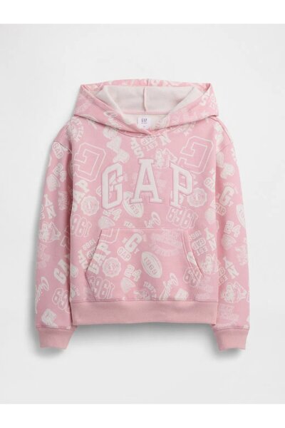 GAP Girl |   Relaxed Logo Hooded Sweatshirt
