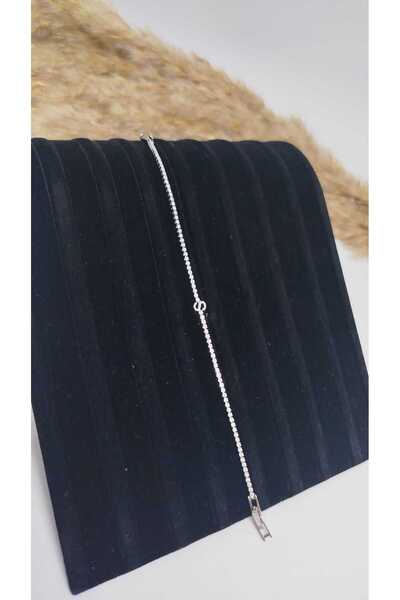 livaz accessories Çelik Kadın S Harfli Bileklik