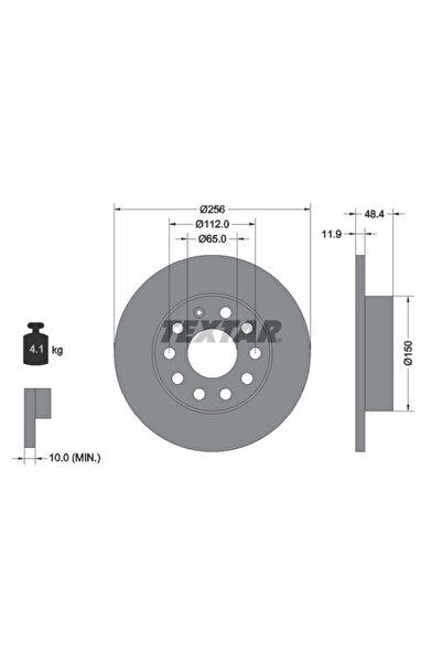 Krieger Disc Frana Audi A3 Seat Toledo 3