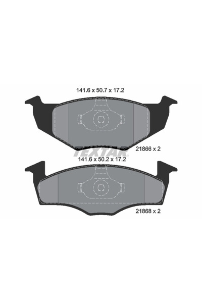 Krieger Set Placute Frana Frana Disc Seat Arosa Skoda Fabia 1