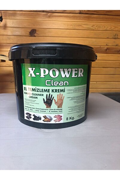 XPOWERCLEAN Sanayi Tipi Talaşlı El Kremi ( Sabun ) 8Kg.