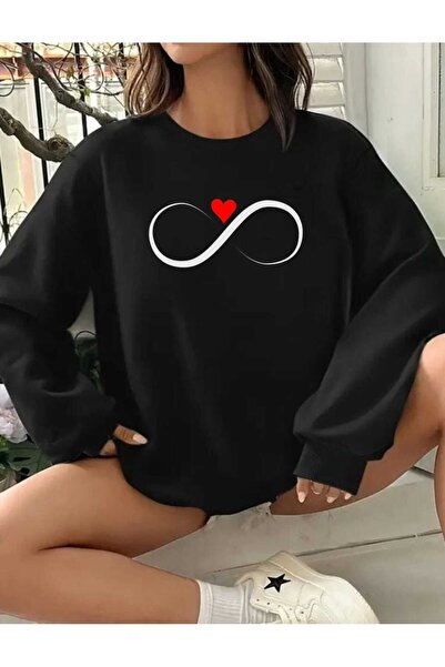 tkn your style Μπλουζάκι OVERSIZE με σχέδιο μόδας ENDLESS HEART