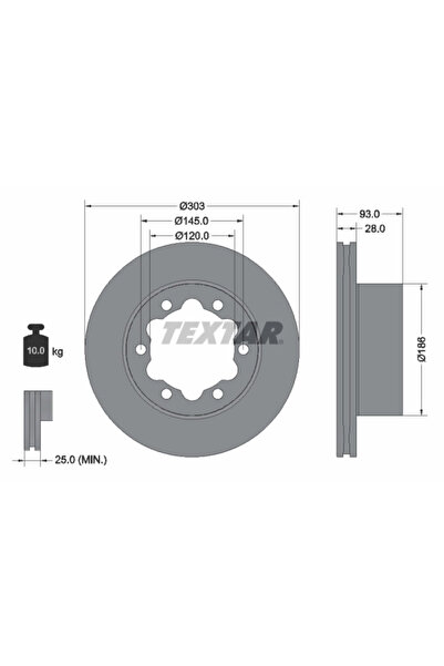 Krieger Disc Frana Mercedes-Benz Sprinter 4,6-T Caroserie/Sprinter 4,6-T Plat...