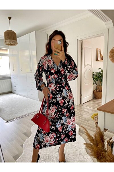 Asil Acar Home Γυναικείο μακρυμάνικο διπλό στήθος με λαιμόκοψη ελαστική μέση ...