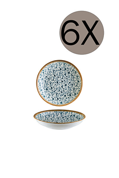 Bonna Porselen Calif Gourmet Çukur Tabak 9 cm 6'lı Takım Zeytin-Reçellik CLFG...