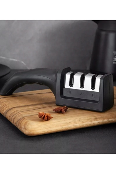 Other KITCHEN KNIFE SHARPENER THREE-PHASE WHETSTONE 3-in-1
