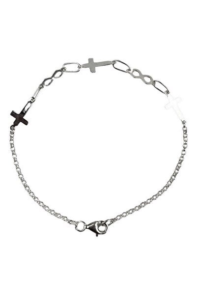 Flippy 925 Silver Bracelet Cross and Infinity, Jolie