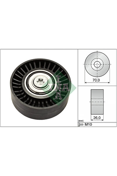 FAG Rola Ghidare/Conducere Curea Transmisie Alfa Romeo 159/Brera/Giulietta Fi...