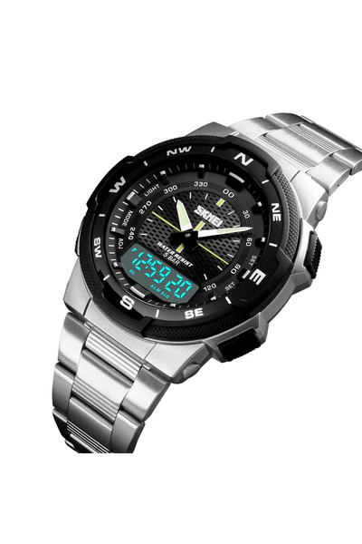 Skmei Ceas bărbătesc electronic sport cu cuarț digital cu oră duală