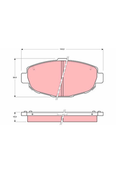TRW Set Placute Frana Frana Disc Lexus Gs/Sc Toyota Altezza Gita