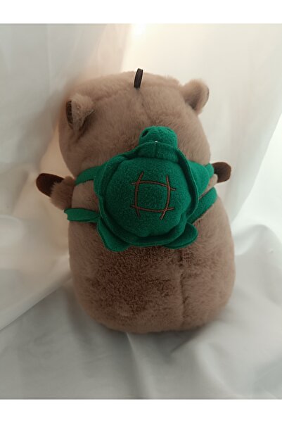 Kudi Capybaraa kahverengi yumuşak peluş oyuncak