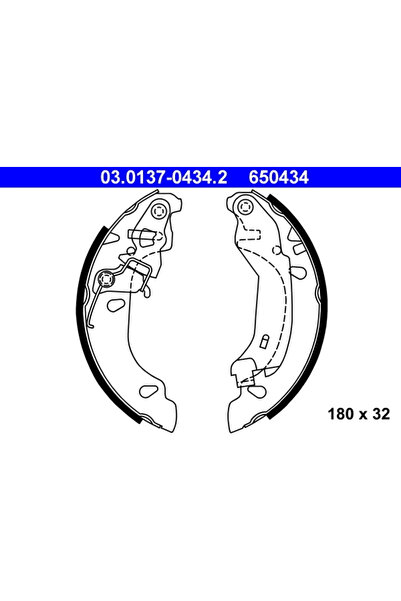 Ate Set Saboti Frana Fiat Panda