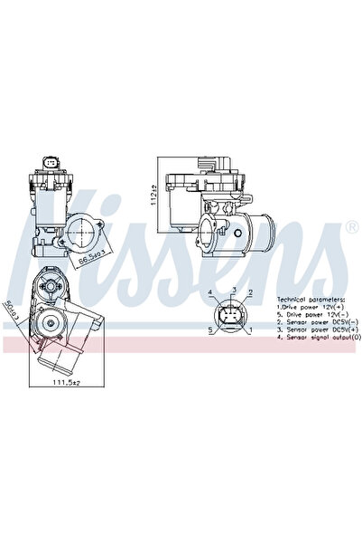 Nissens Supapa Egr Ford Mondeo 3