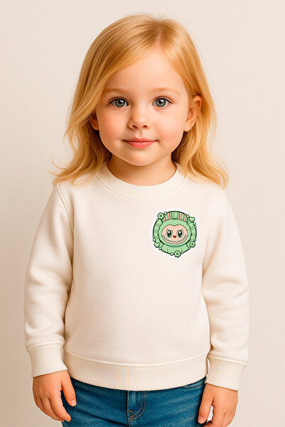 SVART WEAR Labubu Printed Children's Sweatshirt 100% Cotton Funny Fancy