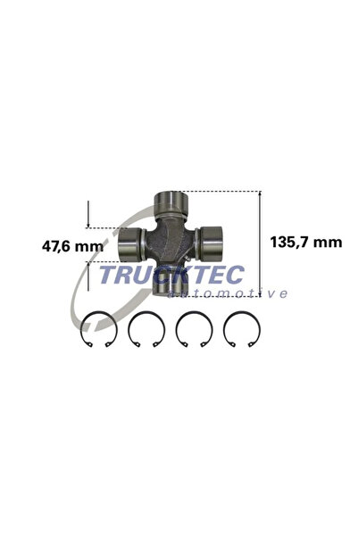 TRUCKTEC AUTOMOTIVE Articulatie Arbore Articulat Daf 85 Iveco Eurotrakker