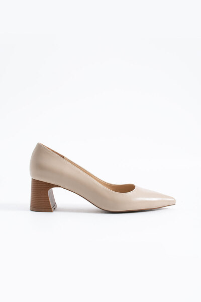 Siena Shoes Paula Γυναικεία Stiletto Casual Παπούτσια με Τακούνι Μπεζ