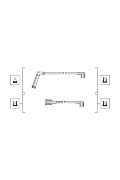 MAGNETI MARELLI Set Cablaj Aprinder Hyundai Accent 1/Accent 2/Accent Limuzina...