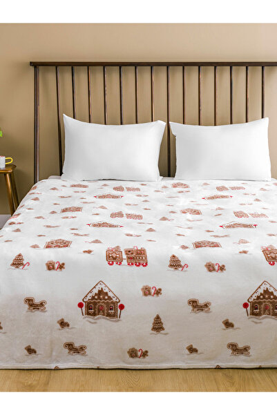 LC Waikiki كوكيز ستايل شايبيرز من متجر UZG مطبوع مزدوج بطانية 200x220 سم