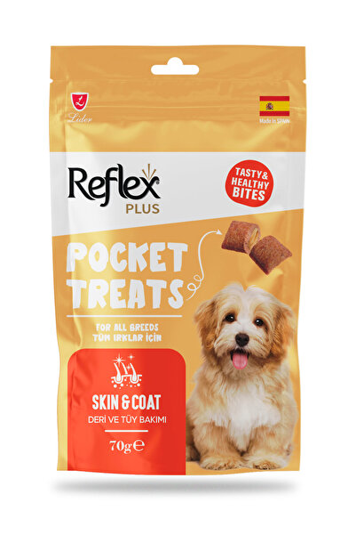 Reflex Pocket Treats Deri ve Tüy Bakımı Köpek Ödül Maması 70 g