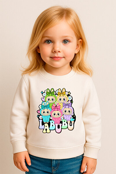 SVART WEAR Labubu Печатана детска блуза 100% памук Funny Fancy