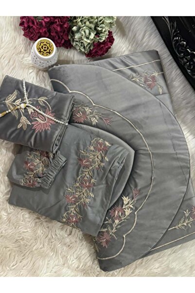 Gerenic Women's Prayer Mat Set with Prayer Garment