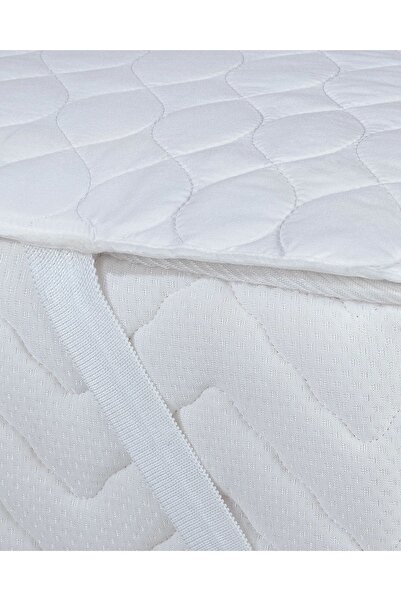 Madame Coco Eleta Kapitoneli Tek Kişilik Yatak Alezi - Beyaz