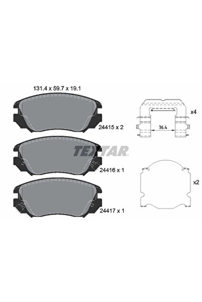 Krieger Set Placute Frana Frana Disc Buick La Crosse Limuzina Chevrolet Malib...