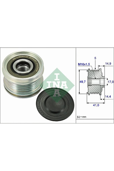 FAG Sistem Roata Libera Generator Mercedes-Benz A-Class/B-Class Sports Tourer...