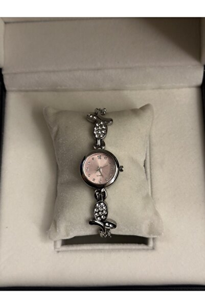 QUARTZ Taş Detaylı Vintage Kol Saati Hediye Kutusunda