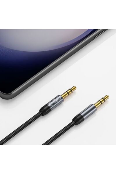 Other Kabel przewód audio AUX mini jack 3.5mm 1.5m - czarny